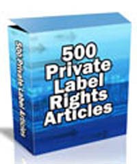 500 Plr Articles PLR Article