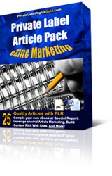 Private Label Article Pack : Ezine Marketing Articles PLR Article
