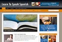 Learn Spanish Niche Blog Personal Use Template With Video
