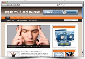Hypnosis Niche Blog Personal Use Template