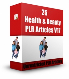 25 Health  Beauty V17 PLR Article