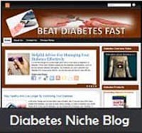 Diabetes Niche Blog Personal Use Template
