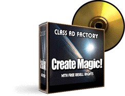 Class Ad Factory Resale Rights Software