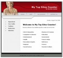 My Top Sites Counter Burgandy Personal Use Template