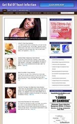 Yeast Infection Niche Blog Personal Use Template With Video