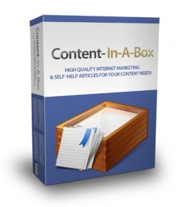 Content In A Box Mrr Article
