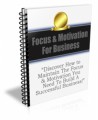 Focus And Motivation For Business Plr Autoresponder Messages