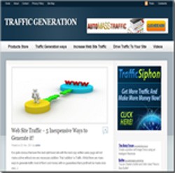 Traffic Generation Niche Blog Personal Use Template With Video