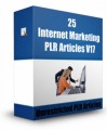 25 Internet Marketing Plr Articles V17 PLR Article 