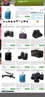 Azon Luggage Store PLR Template