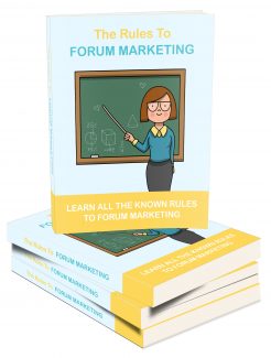 The Rules To Forum Marketing MRR Ebook