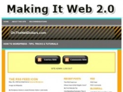 WordPress Theme Web20 V1 Personal Use Template