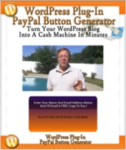 Squeeze Page For WordPress Paypal Button Generator Plr Script
