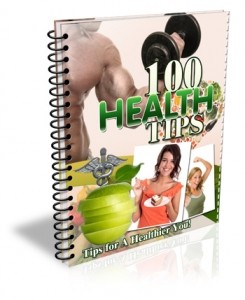 100 Health Tips Give Away Rights Ebook