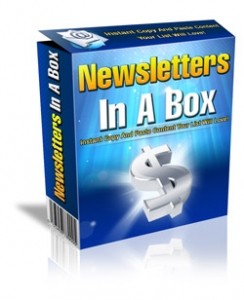 Newsletters In A Box Plr Autoresponder Messages