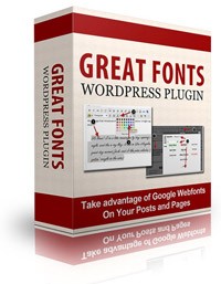 Great Fonts Plugin For WordPress Personal Use Software