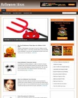 Halloween Niche Blog Personal Use Template With Video