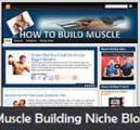 Muscle Building Niche Blog Personal Use Template 