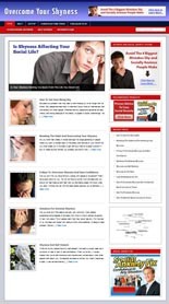 Shyness Niche Blog Personal Use Template With Video