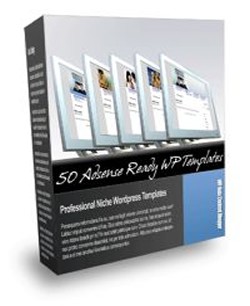 50 Adsense WP Themes MRR Template