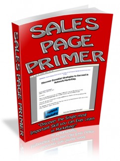 Sales Page Primer Plr Ebook