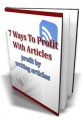 7 Ways To Profit With Articles Mrr Ebook