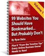 99 Websites You Should Have Bookmarked : Volume 1 Resale Rights Ebook