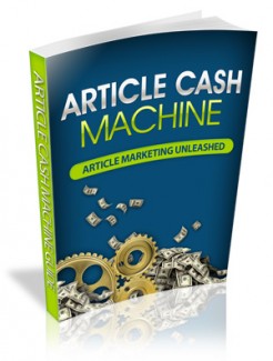 Article Cash Machine Plr Ebook