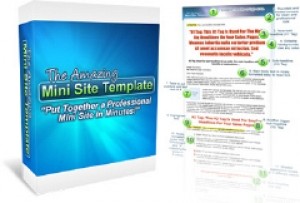 The Amazing Minisite Template Personal Use Template