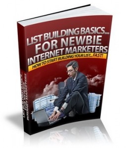 List Building Basics For Newbie Internet Marketers Give Away Rights Ebook