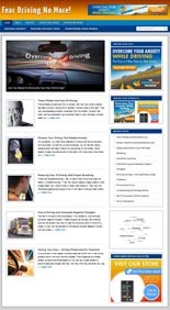 Driving Fear Niche Blog Personal Use Template With Video