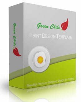 Green Chile Print Design Personal Use Template