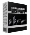 New Sign Language Flipping Niche Blog Personal Use Template 