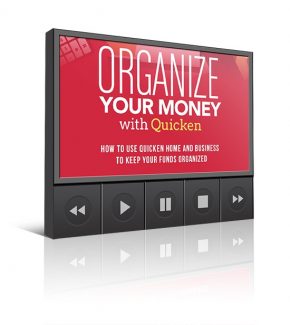 Organize Your Money With Quicken Advanced MRR Video With Audio