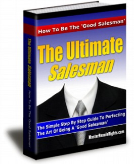 The Ultimate Salesman Plr Ebook