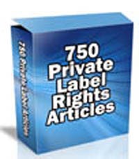 750 Private Label Articles PLR Article