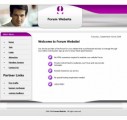 Forum Website Purple Personal Use Template