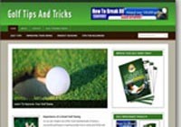 Golf Niche Blog Personal Use Template With Video