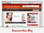Rosacea Treatment Niche Blog Personal Use Template