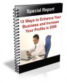 10 Ways To Enhance Your Business PLR Ebook