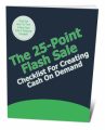 25-point Flash Sale Checklist PLR Ebook
