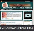 Hemorrhoids Niche Blog Personal Use Template 