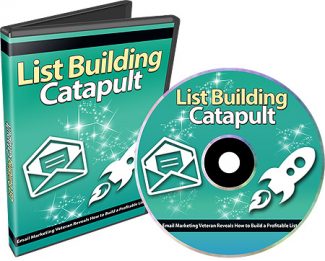 List Building Catapult PLR Video With Audio