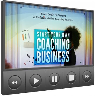 Start Your Own Coaching Guide Video Upgrade MRR Video With Audio