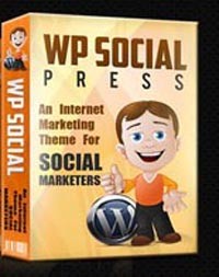 Wp Social Press Wp Theme MRR Template With Video