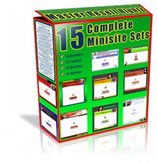 15 Complete Minisite Sets Mrr Template