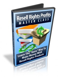 Resell Rights Profits Master Class Mrr Video With Audio