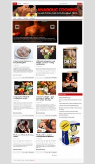 Anabolic Cooking PLR Template