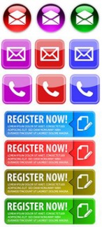 Call To Action Mobile Buttons Personal Use Graphic