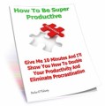 How To Be Super Productive Personal Use Ebook